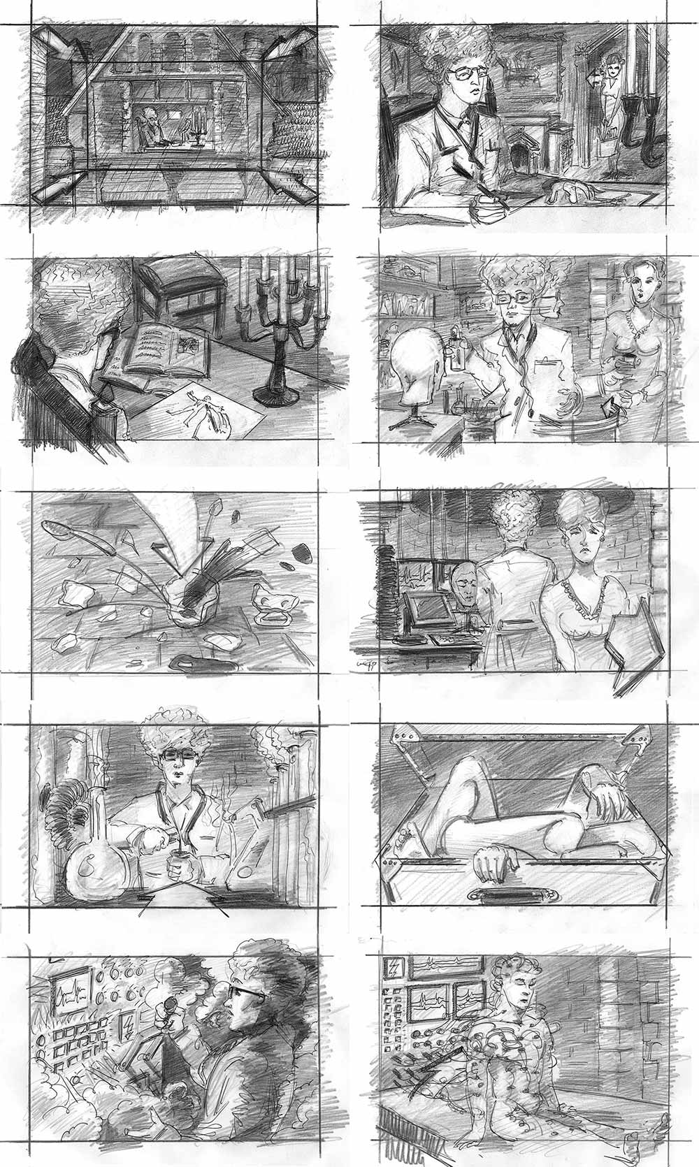 FALL TO GRACE - Storyboard for short film